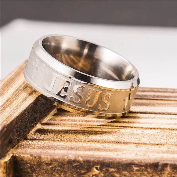 Accessories Jesus Christian Religious Ring Titanium Poshmark